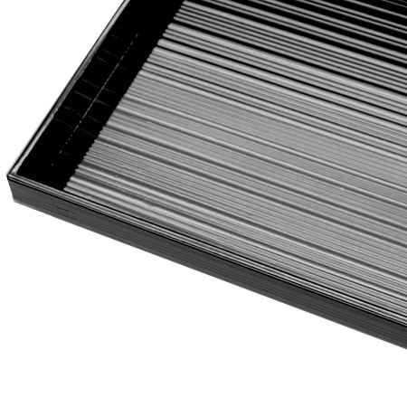 Non-Skid Tray in Black Lacquer, Small 13 x 10