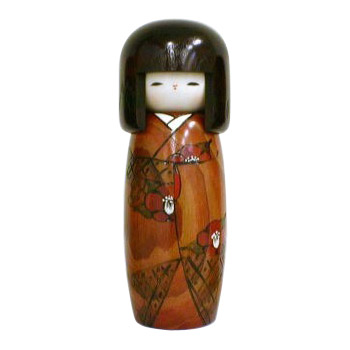 Kokeshi Doll, Early Spring 7.6H