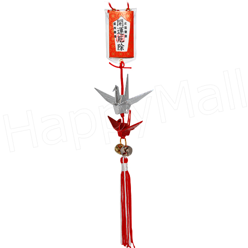 Cranes, Japanese Lucky Charm - Silver & Assorted, photo-2