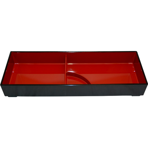 Long Rectangular Bento Box with 2-Compartment, 14x5x2