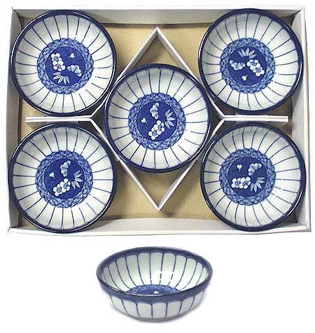 5 Bowl Set, Shochikubai, 5