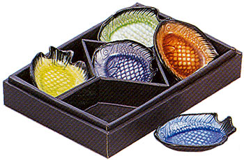 5 Fish Shape Assorted Bowl Set