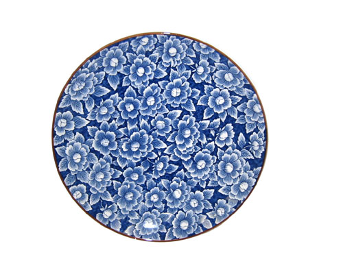 12.5 Serving Plate, Blue Peony