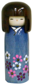 Cosmos, Kokeshi Doll, 6.4H