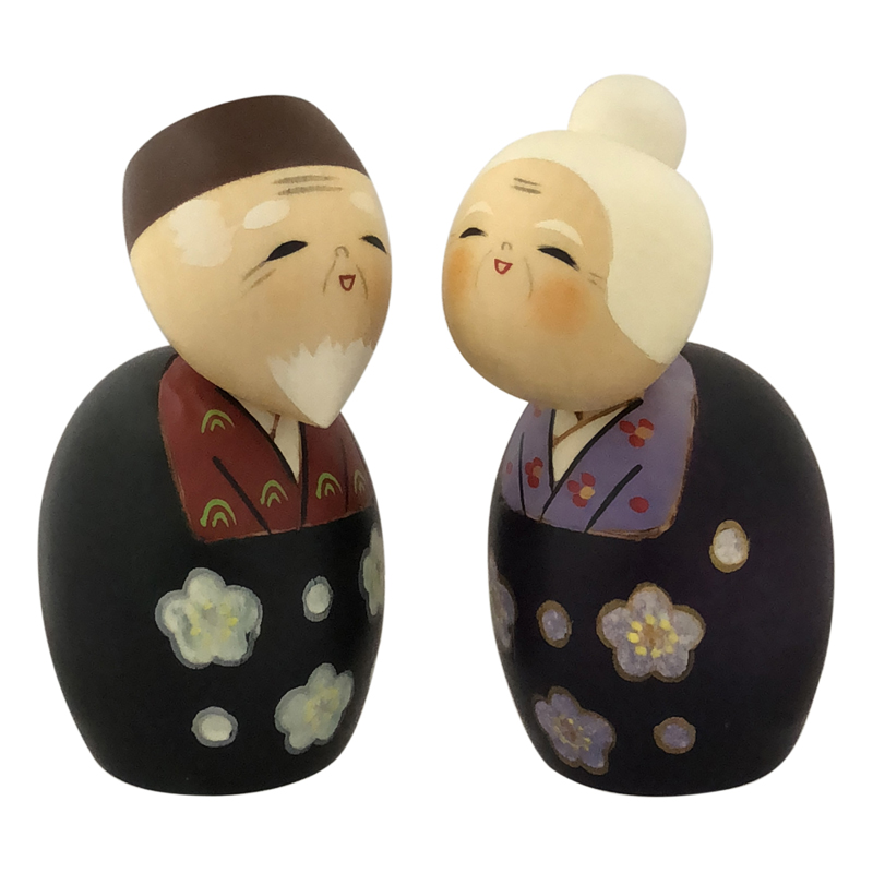 Kokeshi Doll Set, Forever Lasting Love, 4.8H, photo-1