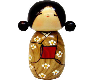 Kokeshi Doll, Anticipating Spring 5.8H