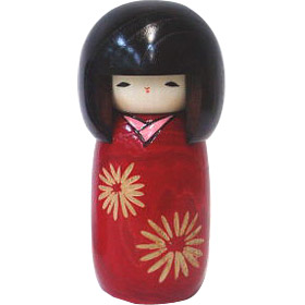 Kokeshi Doll, 5.8H