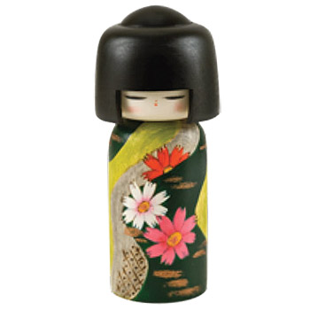 Kokeshi Doll, 6.75H