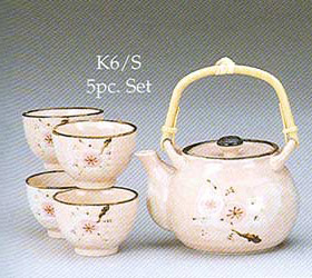 1&4, Japanese Tea Set, Pink, 24 oz