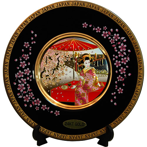 Geisha Theme, 4 Chokin Plate