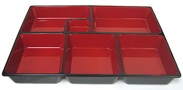 Compartment Only for Lunch Box, JPN-WZ12-B, Red/Black