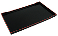 Mini Black Tray w/ Red Curve Trimming, 10 x 6 
