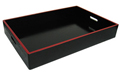 Ex-Large Wood Box Tray w/ Handles, 23.5x 16x 4