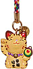 Lucky Cat with Taiko Drum, Phone Charm
