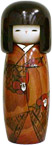 Kokeshi Doll, Early Spring 7.6H