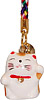 Lucky Cat with Left Hand Raised, Phone Charm