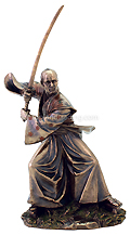 Samurai Warrior in Striking Stance, 12H