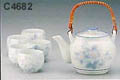 1&5 Japanese Tea Set, Blue Sazanka, 40 oz