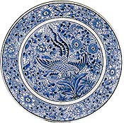 14.5 Serving Plate, Blue Phoenix