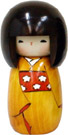 Kokeshi Doll, 5.2 H