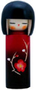 Waiting for Springtime, Kokeshi Doll, 6H