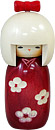 Kokeshi Doll, Beloved Child, 6.4H