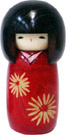 Kokeshi Doll, 5.8H