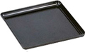 14.5 Square Black Lacquer Tray - Flat base