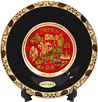 Japanese Icons Theme Chokin Plate w/ Fancy Border, 6D