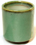 Tea Cup, Green/Yellow