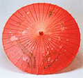 46D Paper Umbrella- Sakura on Red