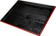 Japanese Black Lacquered Tray, 15 x 11