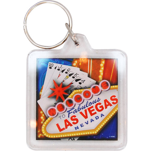 Las Vegas Souvenir Key Chain, Royal Flush