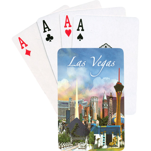 Las Vegas Playing Cards, City Skyline