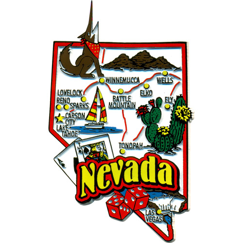 Nevada State - Refrigerator Magnet