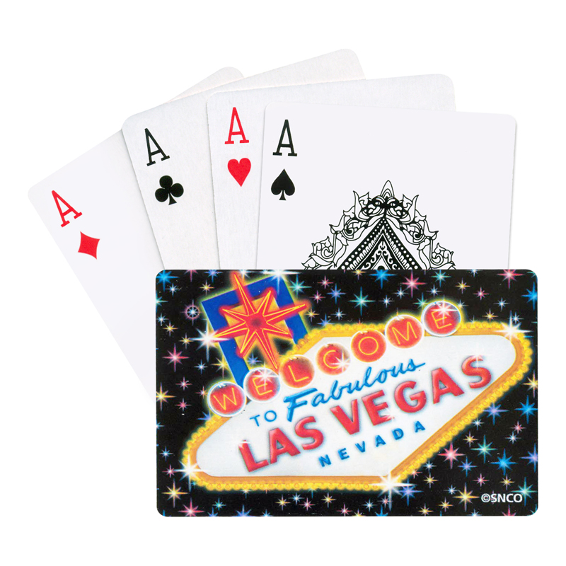 Las Vegas Playing Cards, Black Sign