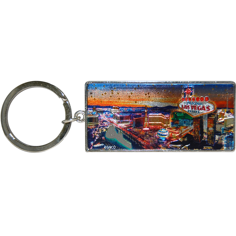 Las Vegas Souvenir Key Chain - Metal