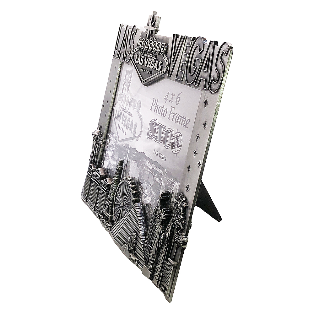 Las Vegas City Picture Frame, Pewter, photo-1