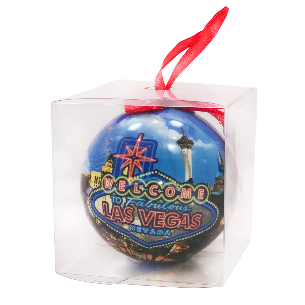 Las Vegas Neon Sign Ball Ornament