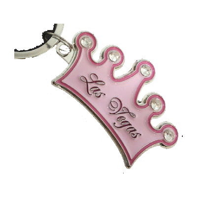 Las Vegas Princess Crown Keychain