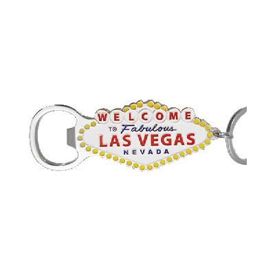 Las Vegas Welcome Sign Bottle Opener Keychain, photo-1