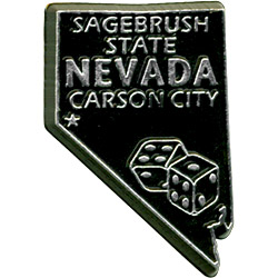 Nevada State Map Refrigerator Magnet