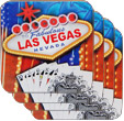 Las Vegas Souvenir Coaster Set
