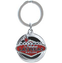 Las Vegas Souvenir Key Chain, Black/Red