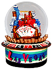 Las Vegas Souvenir - Casino Musical Snow Globe, 5.5H