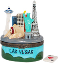 Las Vegas City View Trinket Box