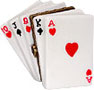 Casino Theme Trinket Box - Playing Cards, 2.5L
