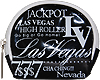Las Vegas Coin Purse- B/W Typography
