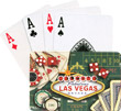 Las Vegas Playing Cards, Green Retro