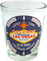 Las Vegas Lucky Poker Chip shot Glass in Purple